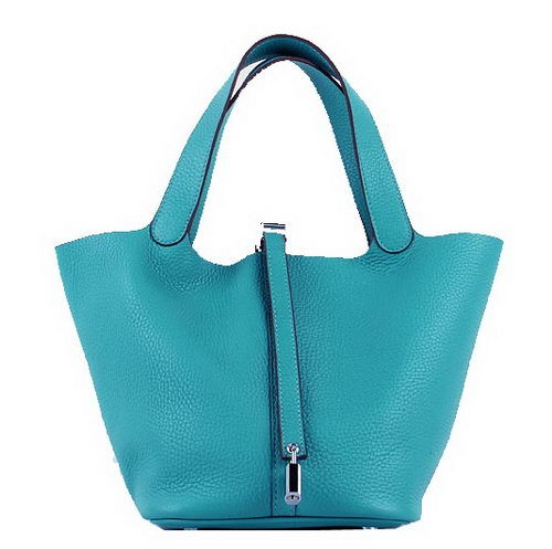 AAA Replica Hermes Picotin Lock MM Bags Clemence Leather H8616 Green Tl1407cf50