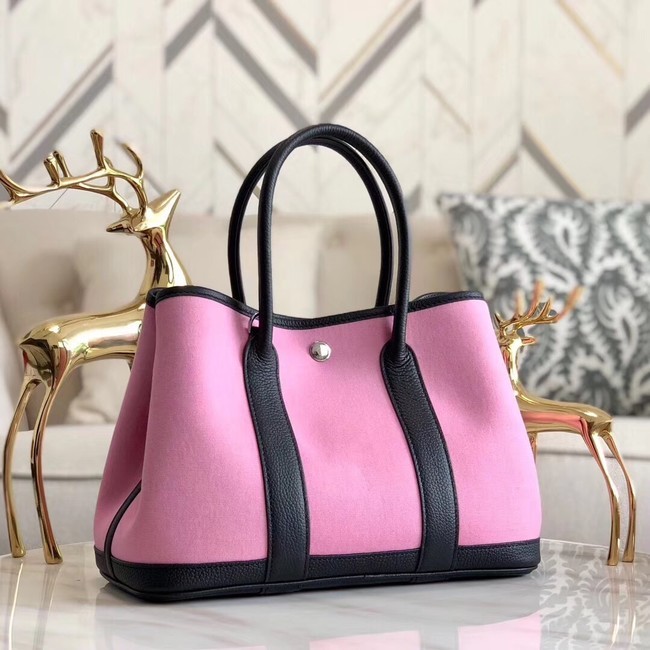 Best Hermes Garden Party 36cm Tote Bags Original Leather A3698 Pink Tl646Ml87