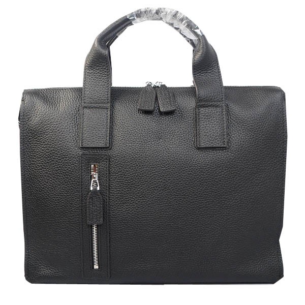 Cheap Hermes Briefcase Original Grainy Leather H8813 Black Tl1629sJ42