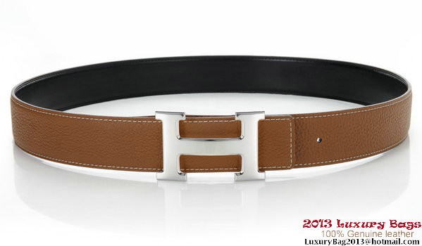 Hermes 50mm Original Calf Leather Belt HB116-13 Tl3832vX33
