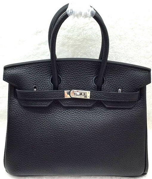 Hermes Birkin 25CM Tote Bag Original Leather H25T Black Tl1176tL32