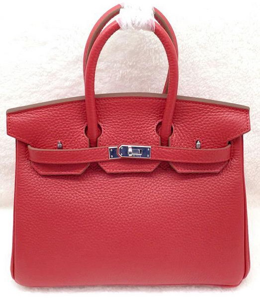 Hermes Birkin 25CM Tote Bag Original Leather H25T Red Tl1175Zr53