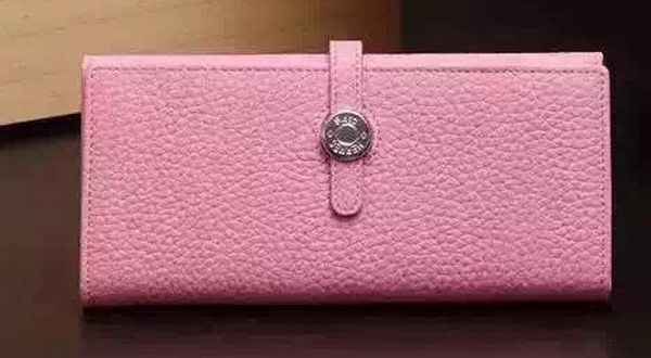 Hermes Dogon Original Leather Wallet H509 Pink Tl2084Is79