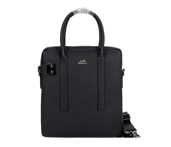 Hermes Original Calf Leather Tote Bag M33993 Black Tl1727rJ28
