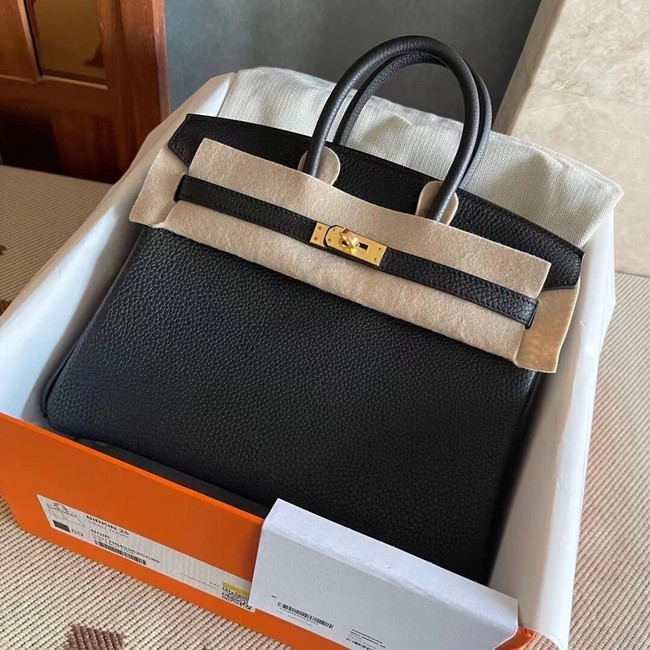 Hermes original Togo Leather HB25O Black Tl163tQ92
