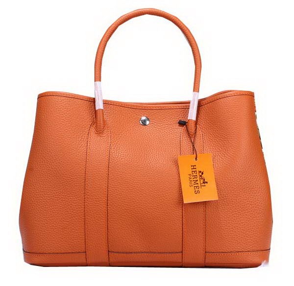 Knockoff Hermes Garden Party 36cm Tote Bag Grainy Leather Orange Tl1367iV87