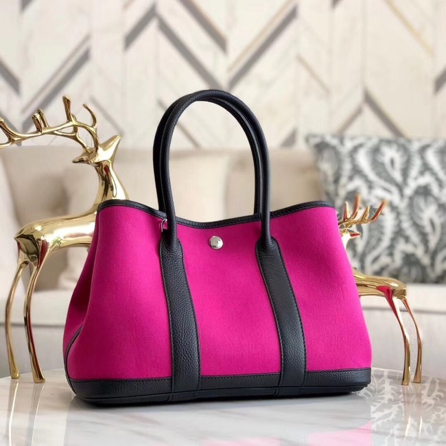 Top Hermes Garden Party 36cm Tote Bags Original Leather A3698 Rose Tl641eo14