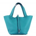 AAA Replica Hermes Picotin Lock MM Bags Clemence Leather H8616 Green Tl1407cf50