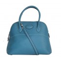 Best Replica Hermes Bolide 37CM Calfskin Leather Tote Bags H509084 Blue Tl1453zU69