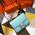 Copy 1:1 Hermes Original Espom Leather Constance Bag 5333 sky blue Tl278xD64