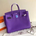 Copy Hermes Birkin Bag Original Leather 35CM 17825 purple Tl502Zn71