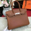 Fake Best Hermes Birkin Bag Original Leather 17825 Brown Tl892Nk59
