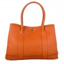 Fake Best Hermes Garden Party 36CM Bag Clemence Orange Tl1987Nk59