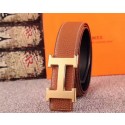Fake Hermes 40mm Belt H170417 Orange Tl3564eZ32