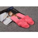 Fake Hermes Slipper Togo Leather HO060 Light Red Tl3414Lh27