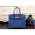 Hermes Birkin 35CM 30CM Tote Bag Original Leather HB35O Blue Tl1274mV18