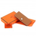 Hermes Dogon Togo Leather Wallet Travel Case A808 Coffee Tl2324va68