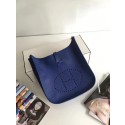 Hermes Evelyne 30cm Messenger Bag E3301 Blue Tl913SS41