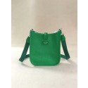 Hermes Evelyne original togo leather mini Shoulder Bag H15698 green Tl451rf34