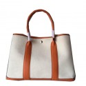 Hermes Garden Party 36CM Bag Canvas Leather H11M Orange Tl1513uU16
