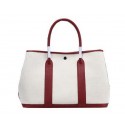 Hermes Garden Party 36cm Tote Bag Canvas Burgundy Tl1387dw37
