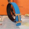Hermes Imported Belt HR1002C Blue Tl3772yj81