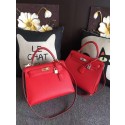 Hermes Kelly 28cm Shoulder Bags espom leather Red Tl856uT54