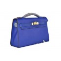 Hermes MINI Kelly 22cm Tote Bag Calfskin Leather Royal Tl1540Zr53
