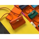 Hermes Original kelly espom leather to go woc Bag H4087 orange Tl533Tk78