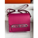 Hermes Roulis 19cm Evercolor 9D H9003 purple&Silver Tl109Oq54