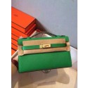 High Quality Hermes Kelly 22cm Tote Bag Original Leather KL22 Green Tl941pR54