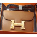 Imitation Hermes Constance Bag Litchi Leather H9999L Wheat Tl1160SU34