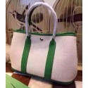 Imitation Hermes Garden Party 36cm Tote Bags Canvas HGP1927 Green Tl995EY79