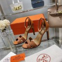 Knockoff AAAAA Hermes SANDAL 56891-1 Heel 7CM Tl3079Jc39