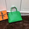 Knockoff Hermes Bolide 31CM Calfskin Leather Tote Bag B3302 Green Tl920Lg61