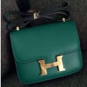 Knockoff Hermes Constance Bag Calfskin Leather H9999 Green Tl981NL80