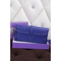 Knockoff Hermes Jige Clutch Bag Calfskin Leather H258 Royal Tl1487yN38