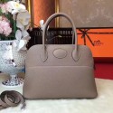 Replica Hermes Bolide Original Leather Tote Bag B1007 Lightgrey Tl847AP18