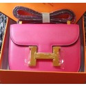 Replica Hermes Constance Bag Litchi Leather H9999L Rose Tl1161cK54