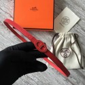 Replica Hermes original epsom leather belt strap 13 mm H20813 RED Tl3506sA83
