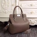 Replica Hermes Toolbox Bag Original Togo Leather H3259 Grey Tl842it96