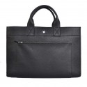 Replica Top Hermes Briefcase 40CM Clemence Leather Bag Black Tl1957Cq58