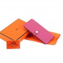 Replica Top Hermes Dogon Togo Leather Wallet Travel Case A808 Roseo Tl2322Cq58