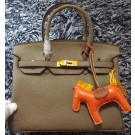 Hermes Birkin 30CM Tote Bags Litchi Leather H30LI Khaki Tl1222gN72