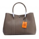 Hermes Garden Party 36cm Tote Bag Grainy Leather Grey Tl1384uZ84