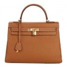 Hermes Kelly 32cm Shoulder Bag Wheat Original Leather K32 Gold Tl1649nQ90