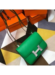 Cheap Fake Hermes Original Espom Leather Constance Bag 5333 green Tl285BC48