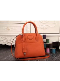 Cheap Hermes Bolide 31CM Original Leather Tote Bag Orange Tl1264sJ42
