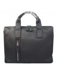 Cheap Hermes Briefcase Original Grainy Leather H8813 Black Tl1629sJ42