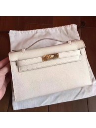 Cheap Hermes Kelly 22cm Tote Bag Original Leather KL22 White Tl947sZ66